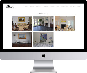 Maleka Designs Website for Art & Placement
