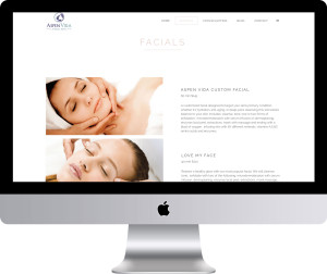 Maleka Designs Website for Aspen Vida Medi Spa