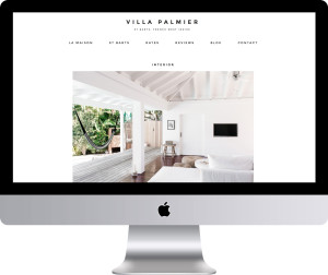 Villa Palmier St Barts Website Design