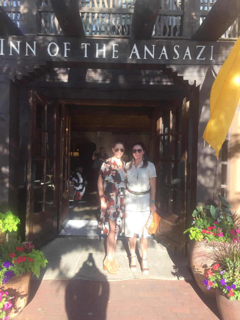 Anasazi hotel entrance Santa Fe