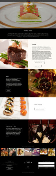 Caribou Club Website by Maleka Designs